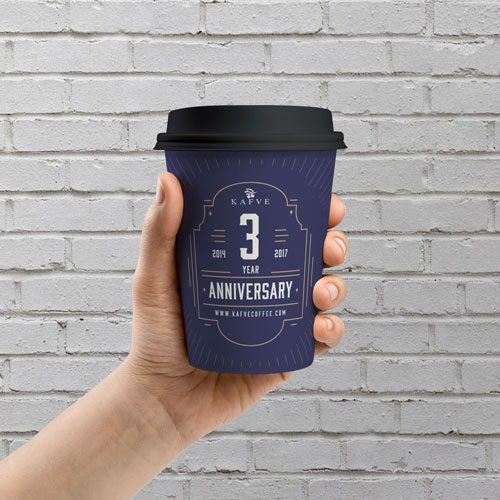 KAFVE 3rd Year Anniversary Cup Design
