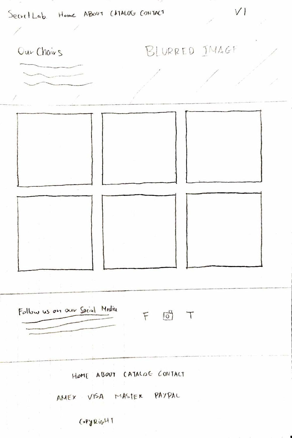 Secretlab Product Listing Wireframe C
